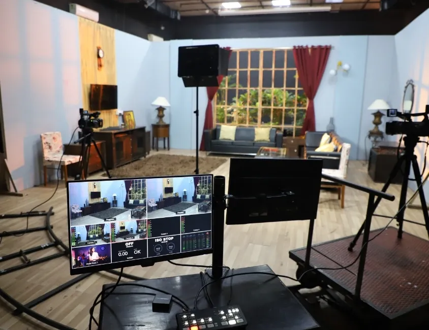 Studio Multi Cam Setup at AAFT School of Cinema